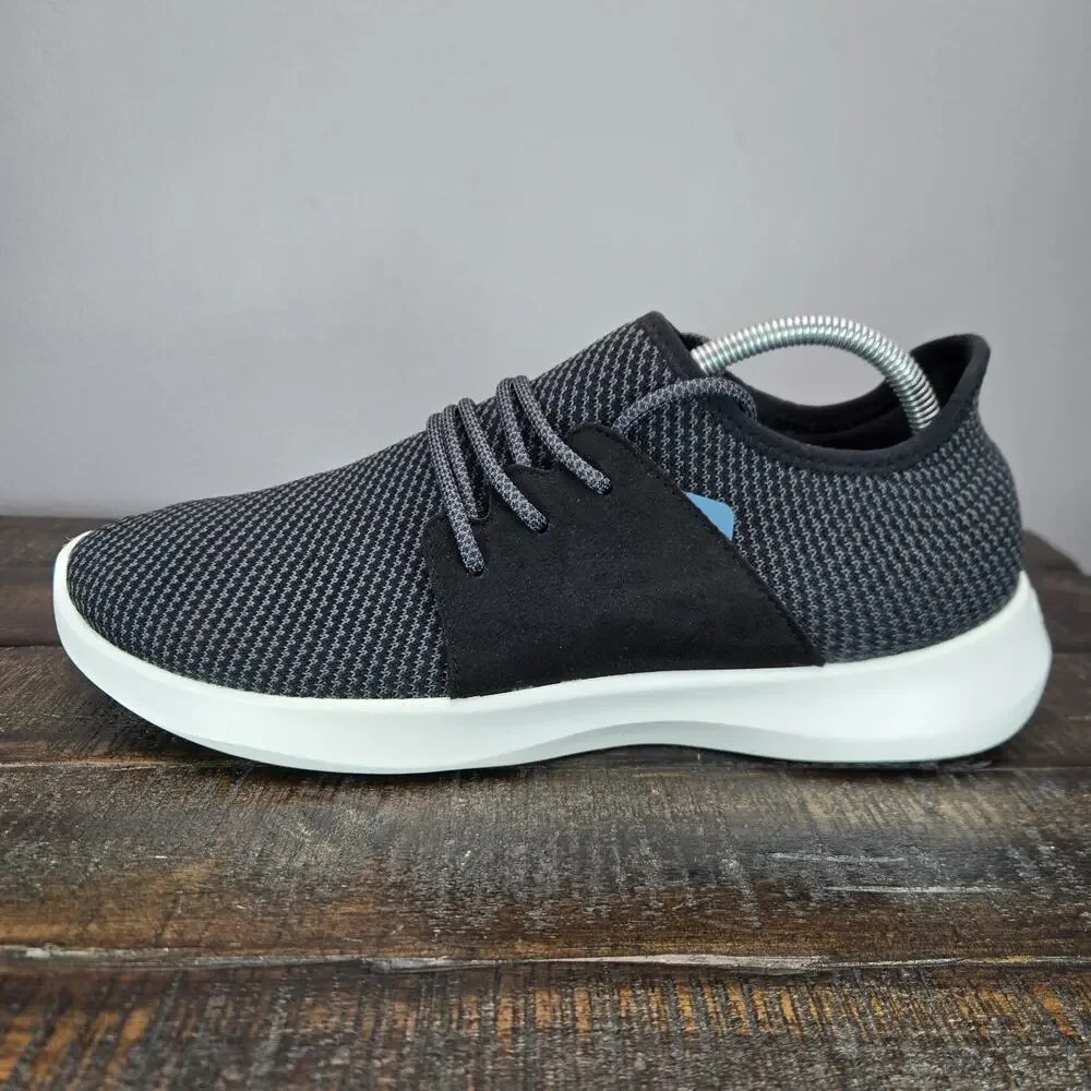 NEW Vessi Everyday Classic Mens Size 7 Lace Up Waterproof Shoes Sneakers Black